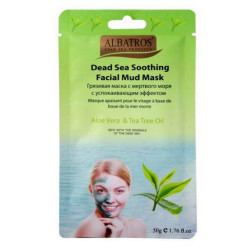 Al Batros, Soothing Facial Mud Mask with Aloe Vera & Tea tree oil