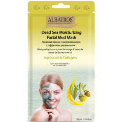 Al Batros, Moisturizing Facial Mud Mask "Jojoba Oil & Collagen"