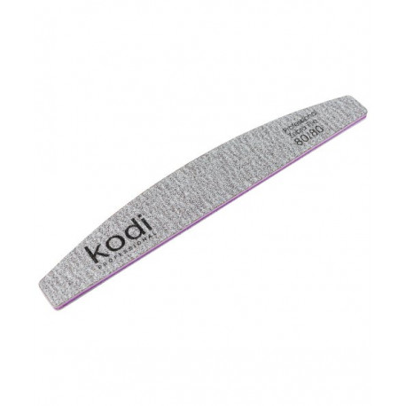 KODI NAIL FILE HALF MOON-66 80/80 (COLOR: BROWN, SIZE: 178/28/4)