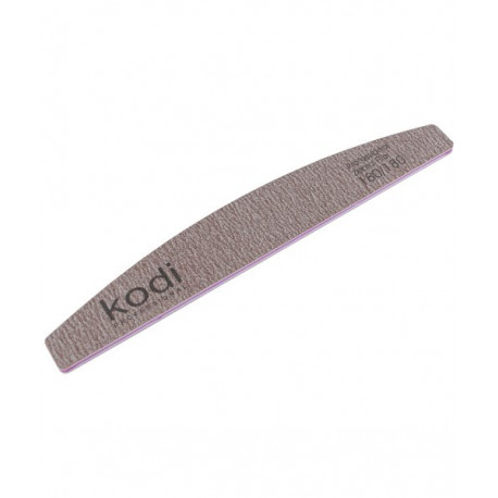 KODI NAIL FILE HALF MOON-70 180/180 (COLOR: BROWN, SIZE: 178/28/4)