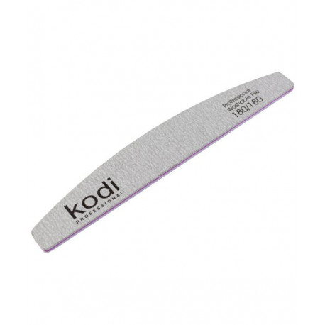 KODI NAIL FILE HALF MOON-92 180/180 (COLOR: GRAY, SIZE: 178/28/4)