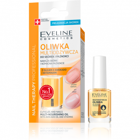 EVELINE, Cuticles And Nails Multi-nourishing Oil With Avocado Oil And Vitamins