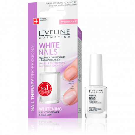 EVELINE, Nail Therapy, Whitening And Smoothing Nails Treatment